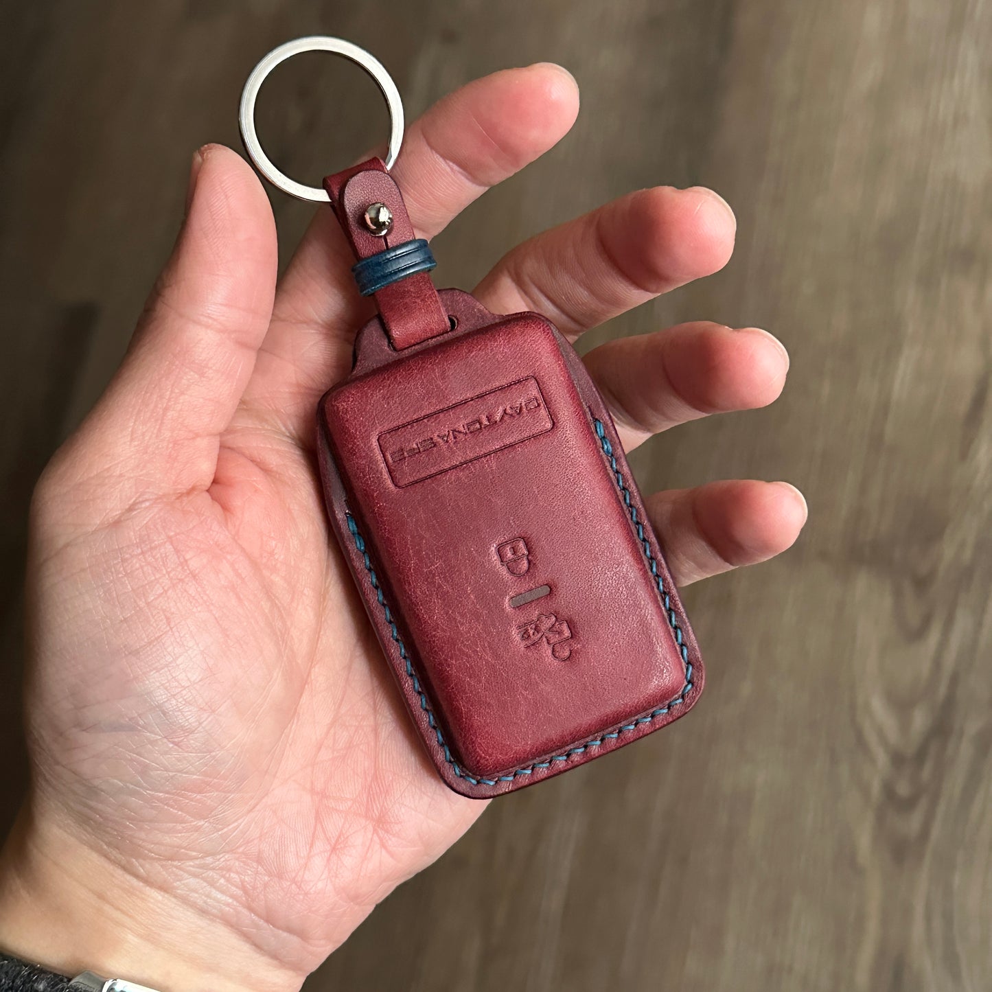 Ferrari key fob cover, key case, Buttero  Leather