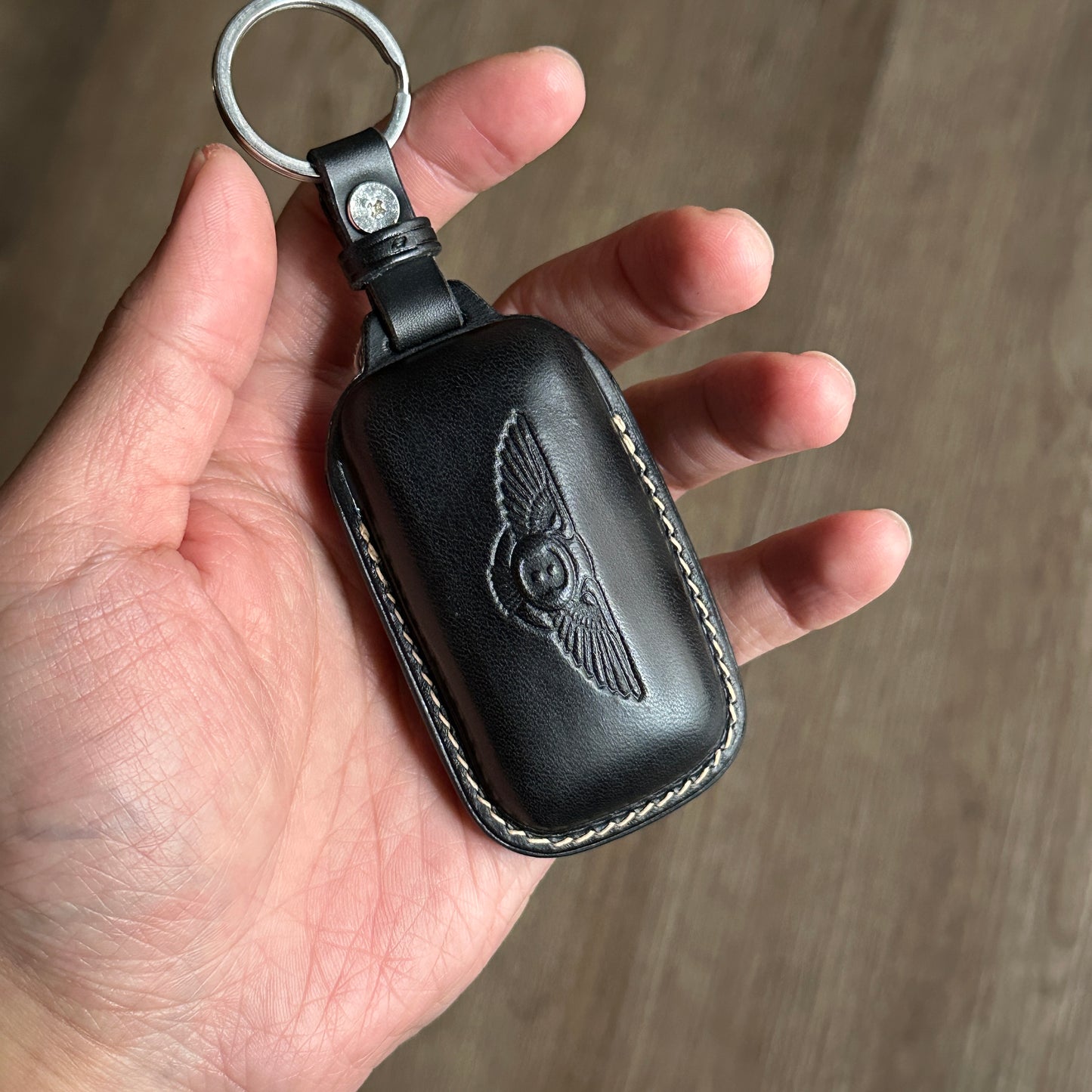 Bentley key fob cover, key case, Buttero Leather
