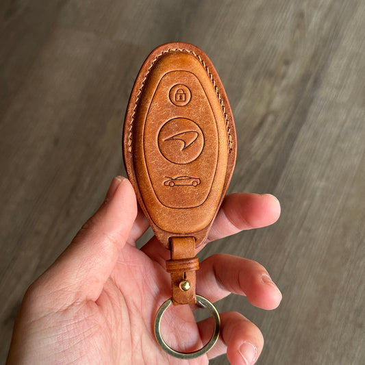 McLaren key case, key fob cover, Pueblo leather