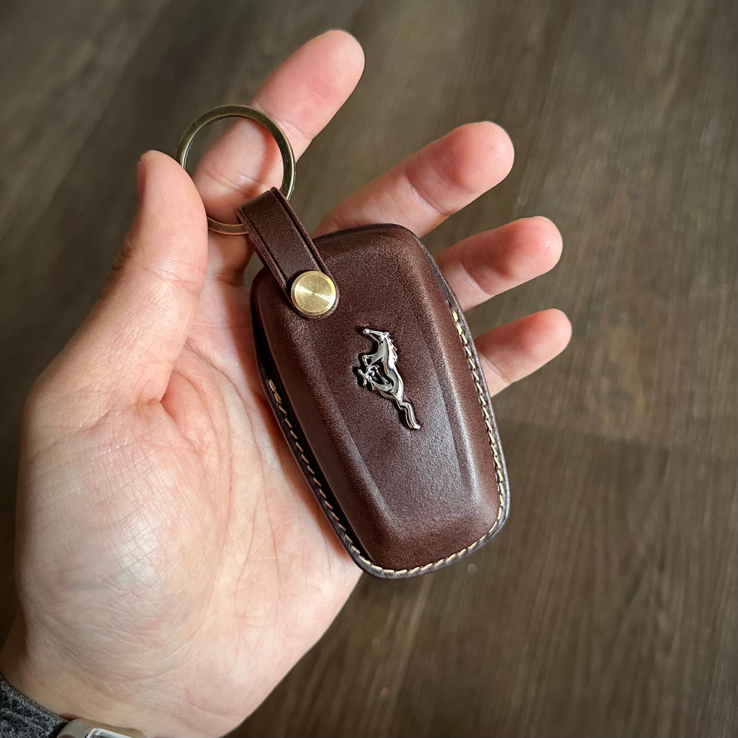 Ford Mustang key fob cover, Buttero Leather Car key Cover