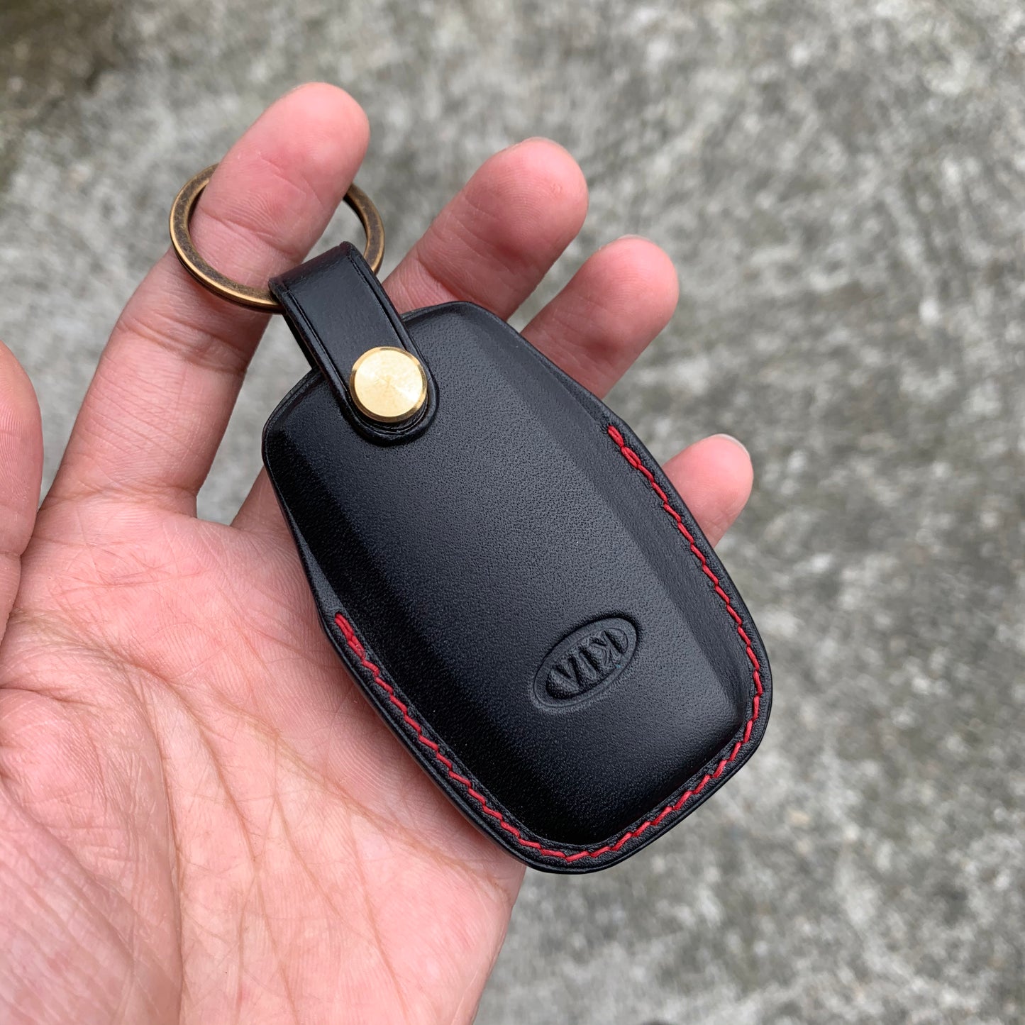 Kia key fob cover, Buttero Leather Car key case