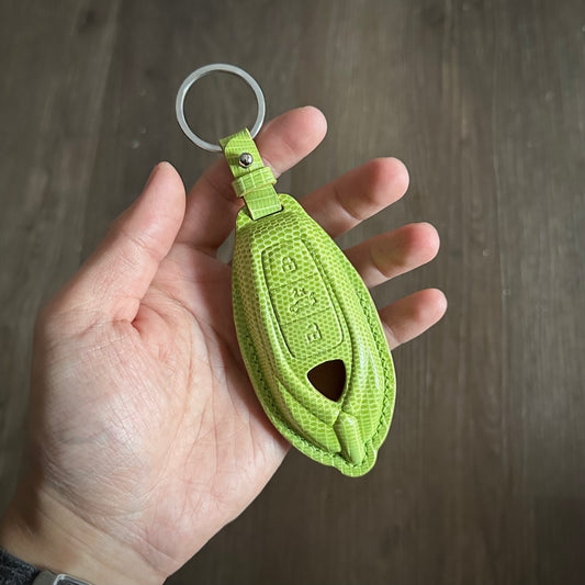 Lamborghini key fob cover, Lamborghini Leather key case, Lizard leather