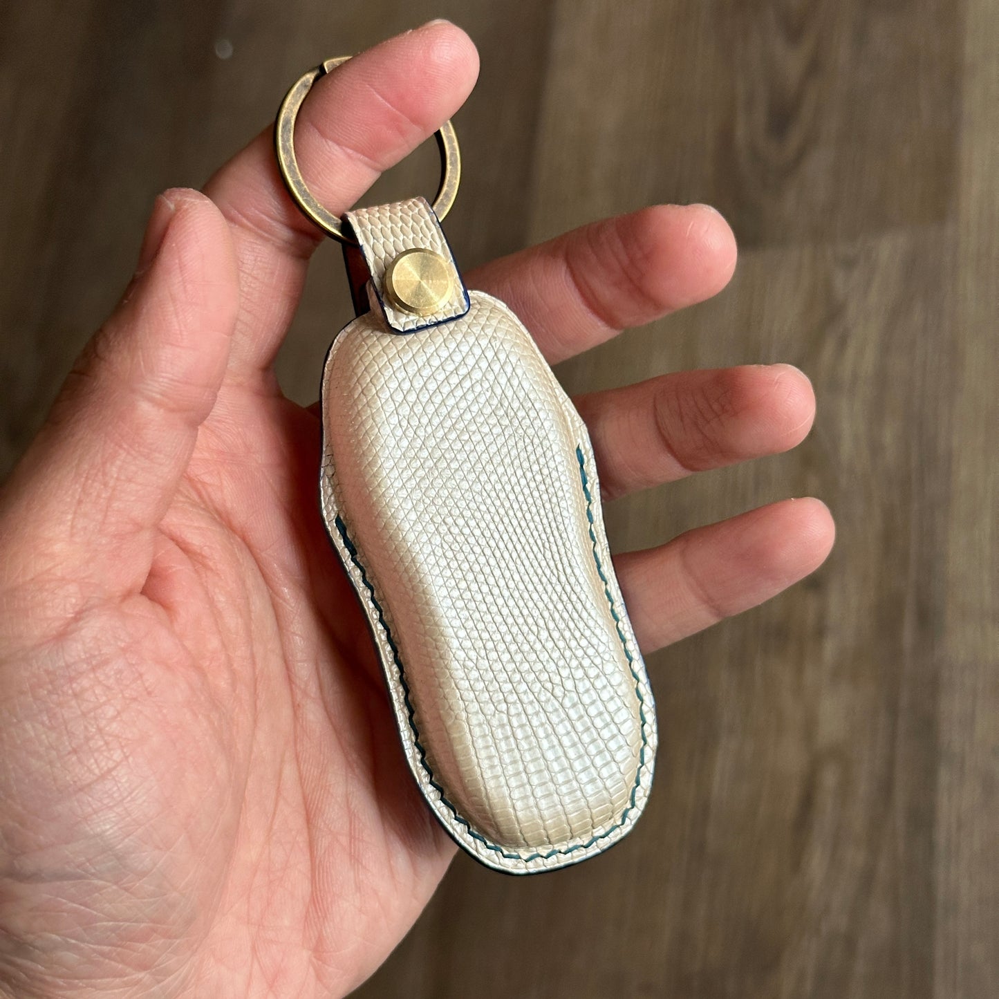 Porsche key fob cover, Porsche Leather key case, Lizard leather