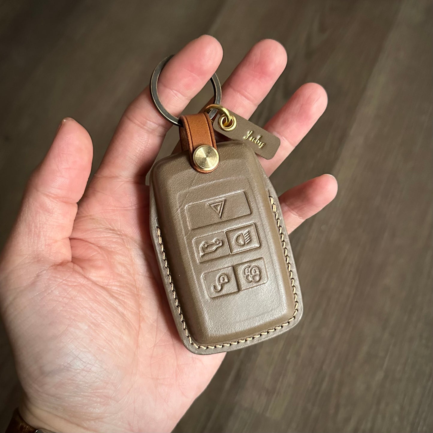 Land Rover key fob cover, Buttero Leather