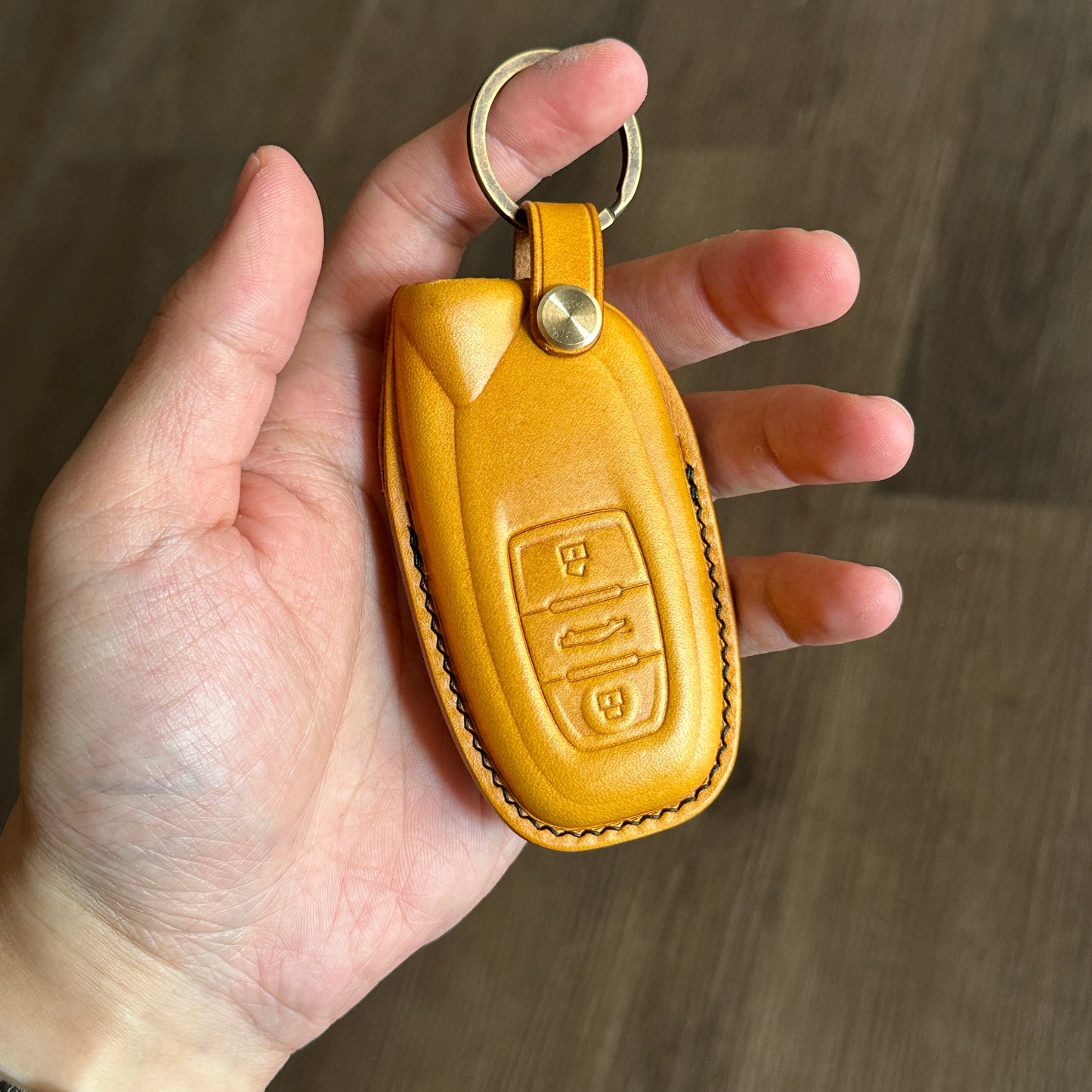 Lamborghini key fob cover, key case, Buttero Leather