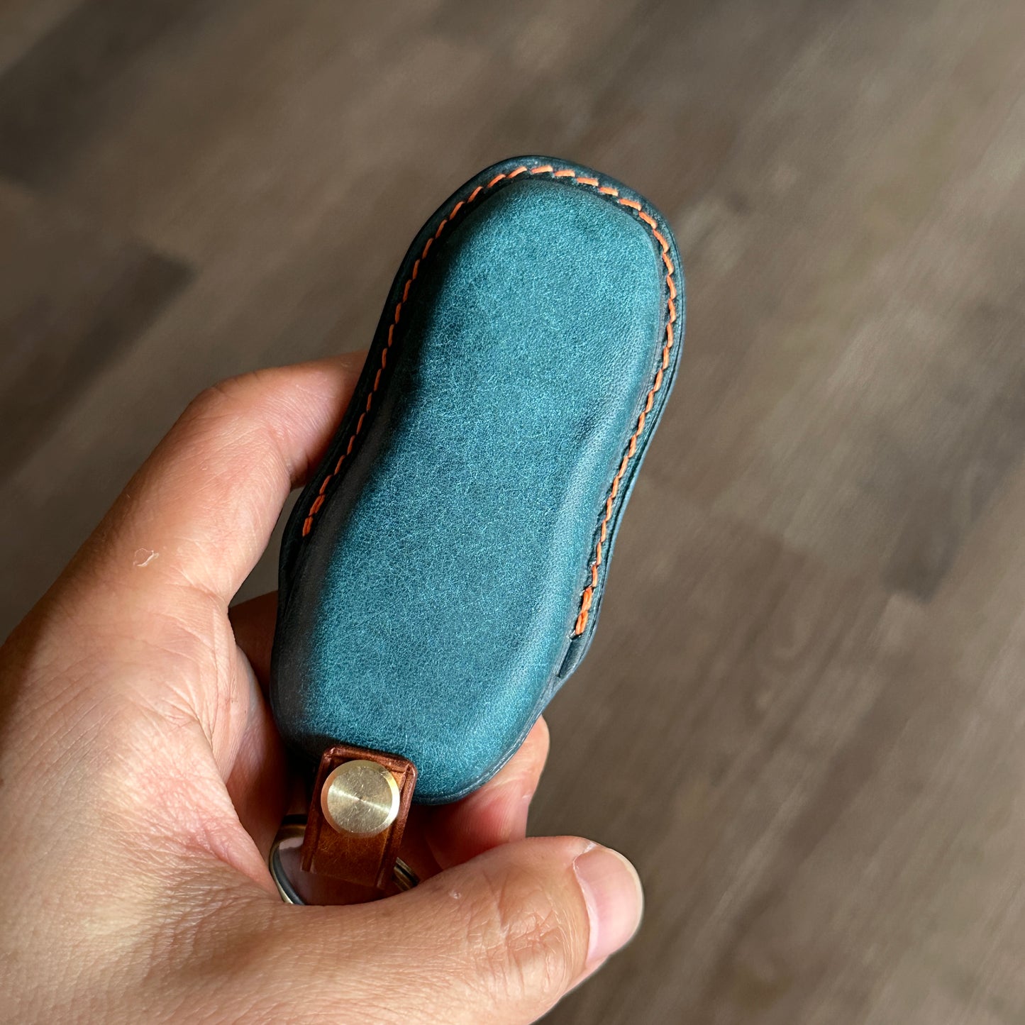 Porsche key case, key fob cov,er Pueblo leather