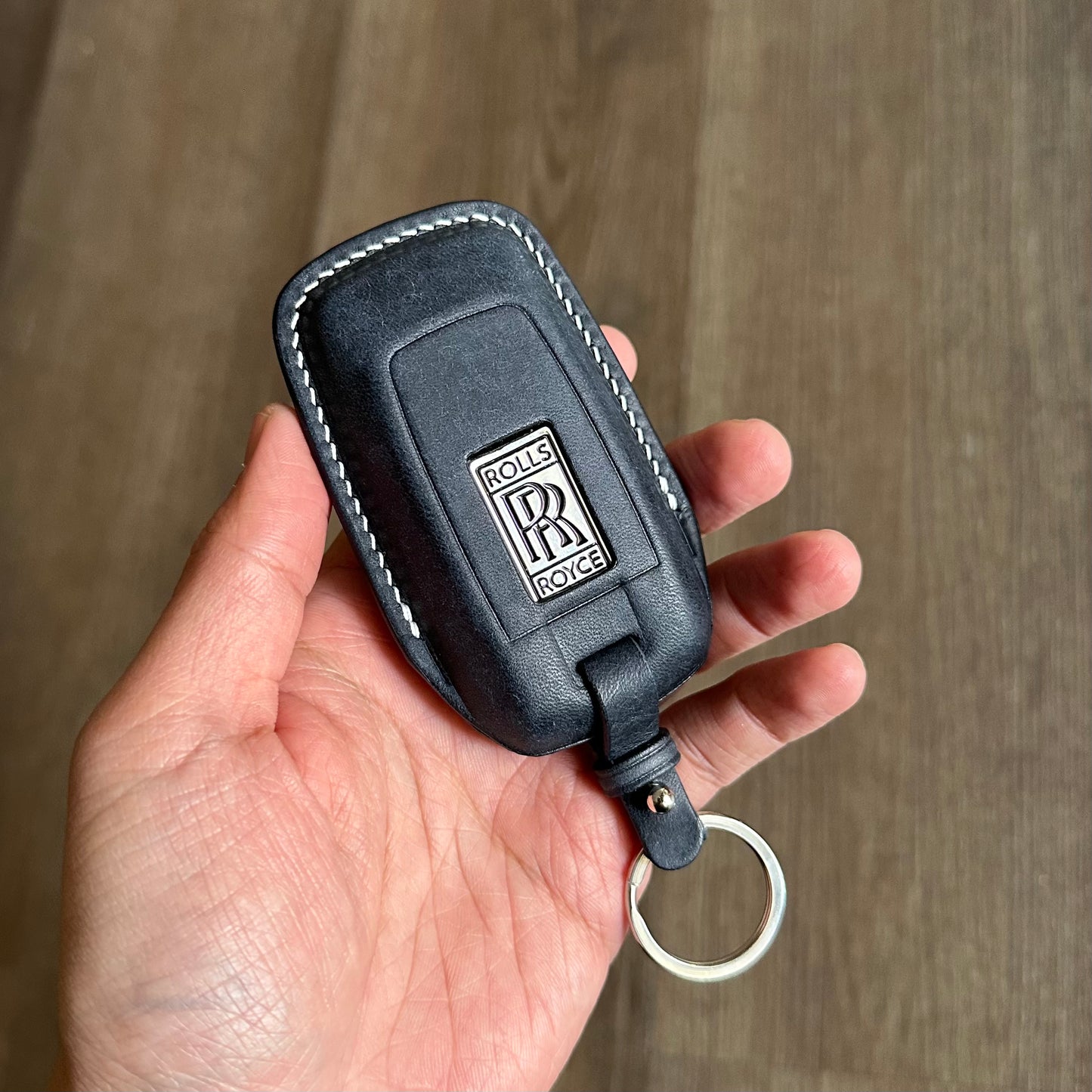 Rolls Royce key case, key fob cover, Pueblo leather