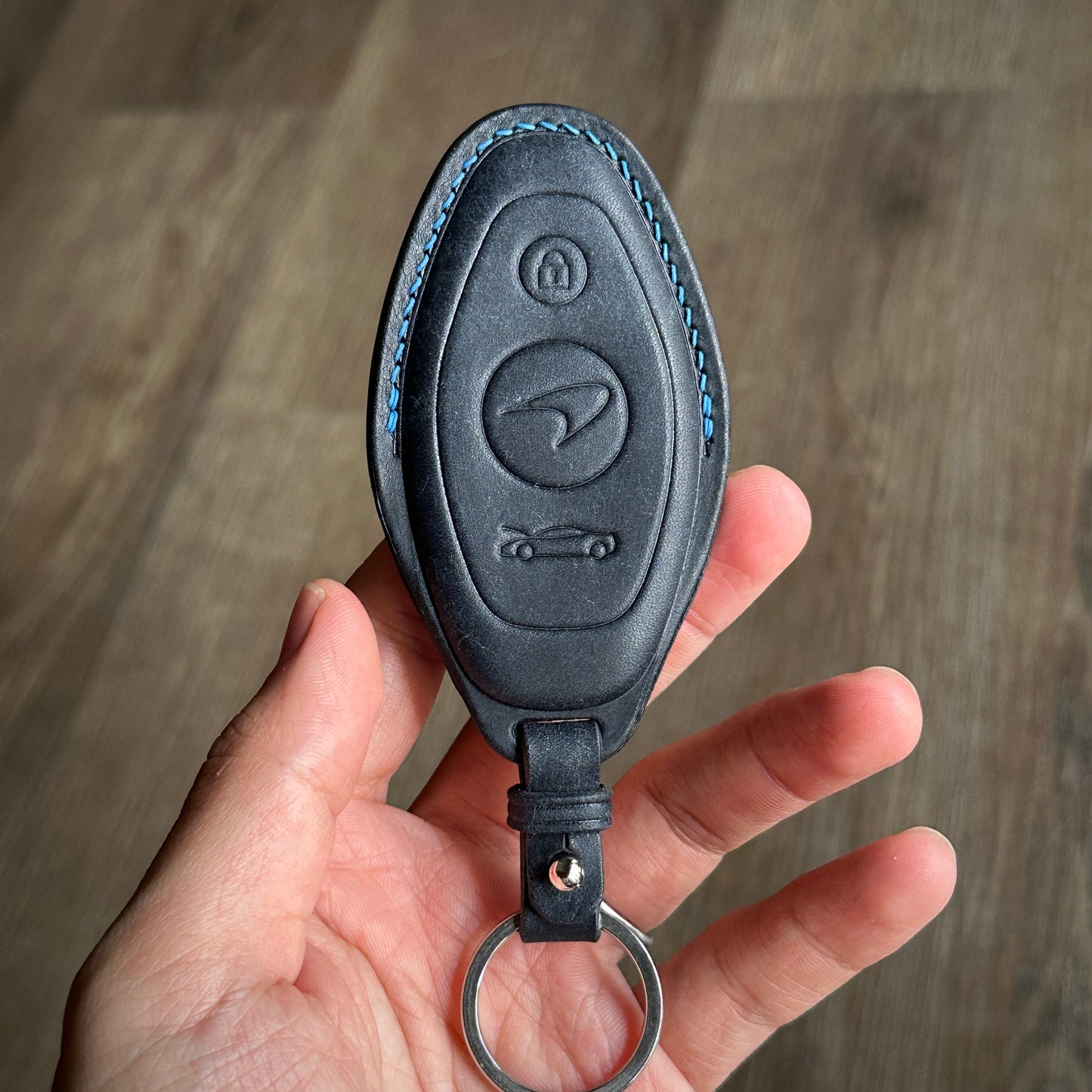 McLaren key case, key fob cover, Pueblo leather