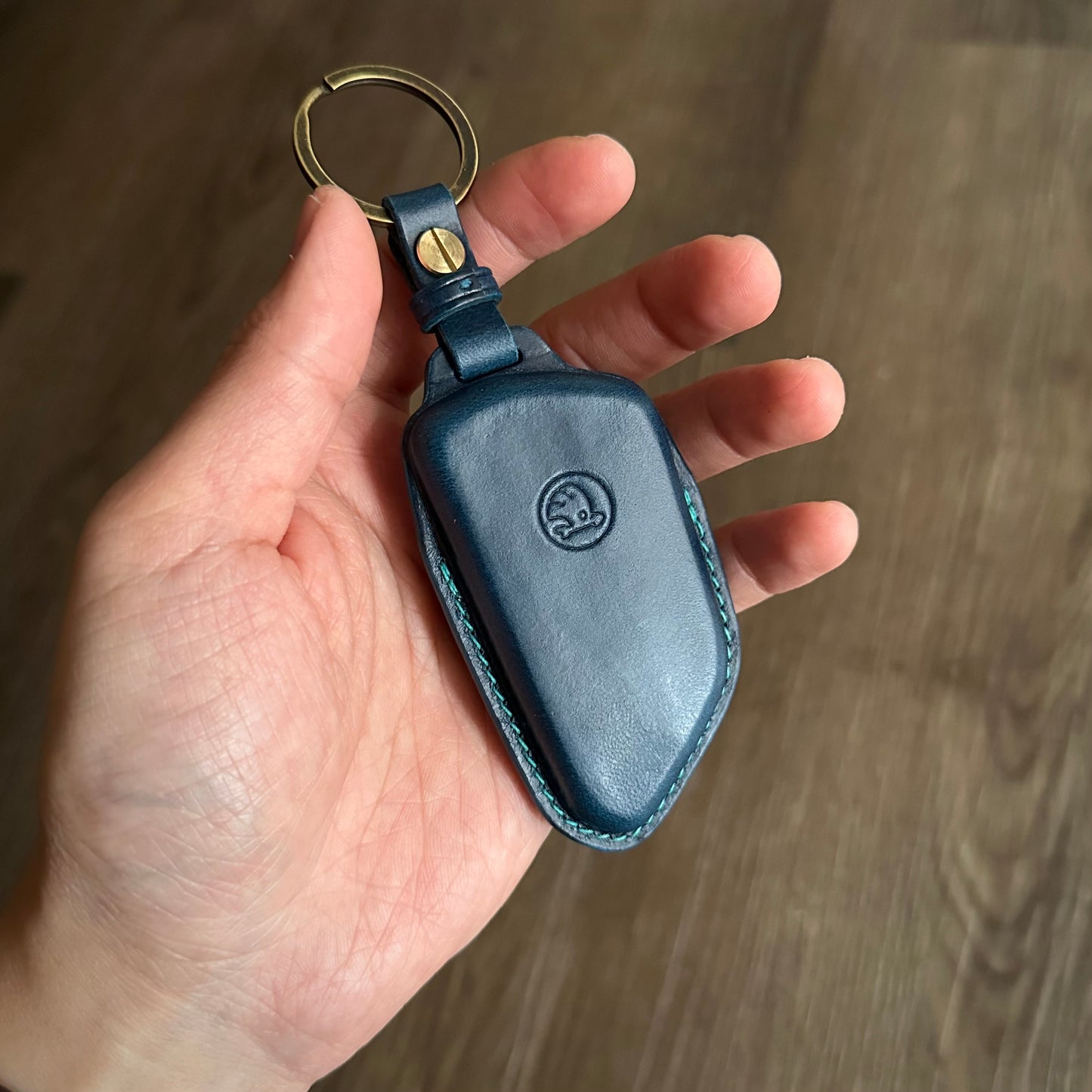 Skoda key fob cover, Buttero Leather