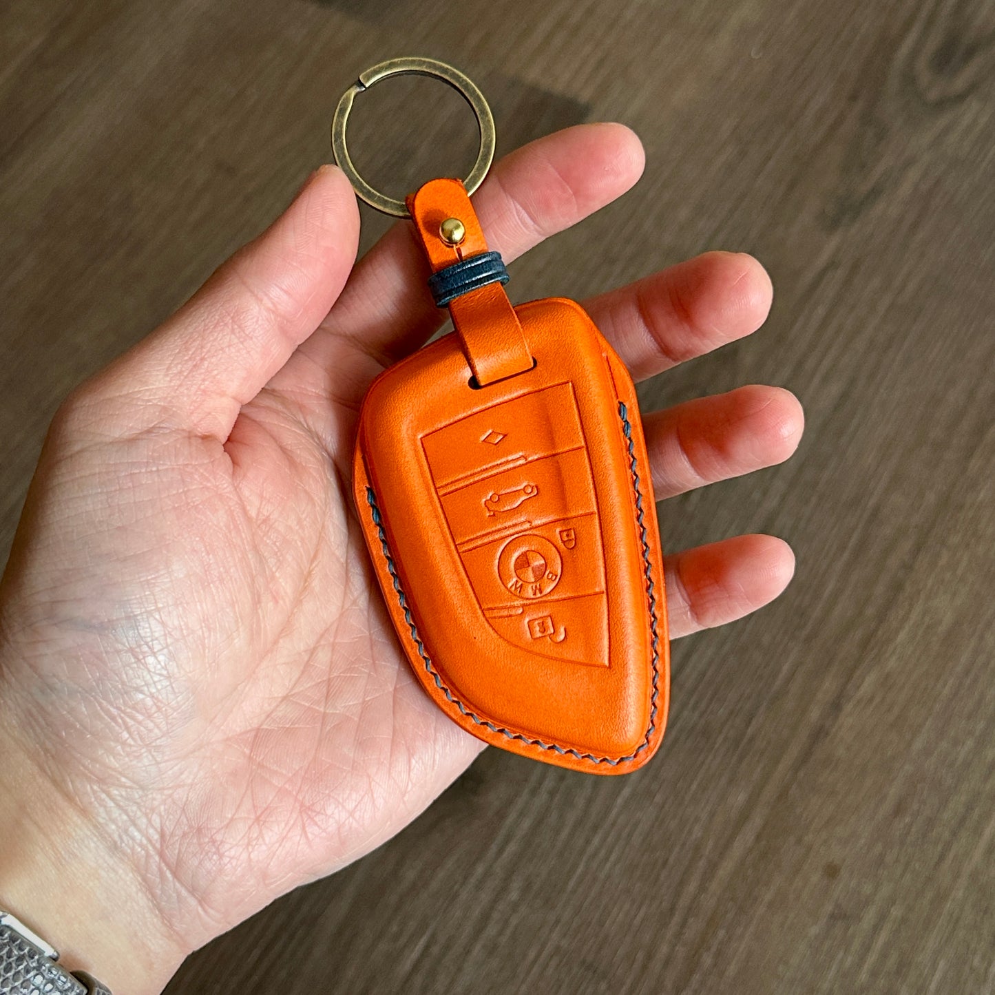 BMW key fob cover, buttero leather