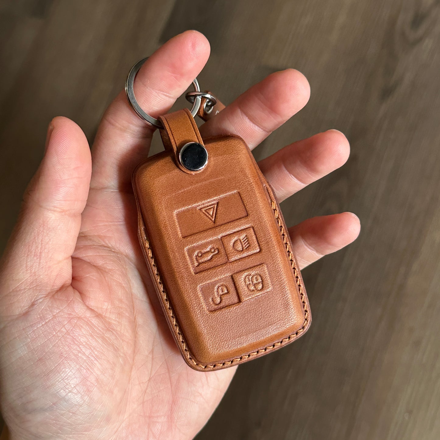 Jaguar key fob cover, Buttero Leather