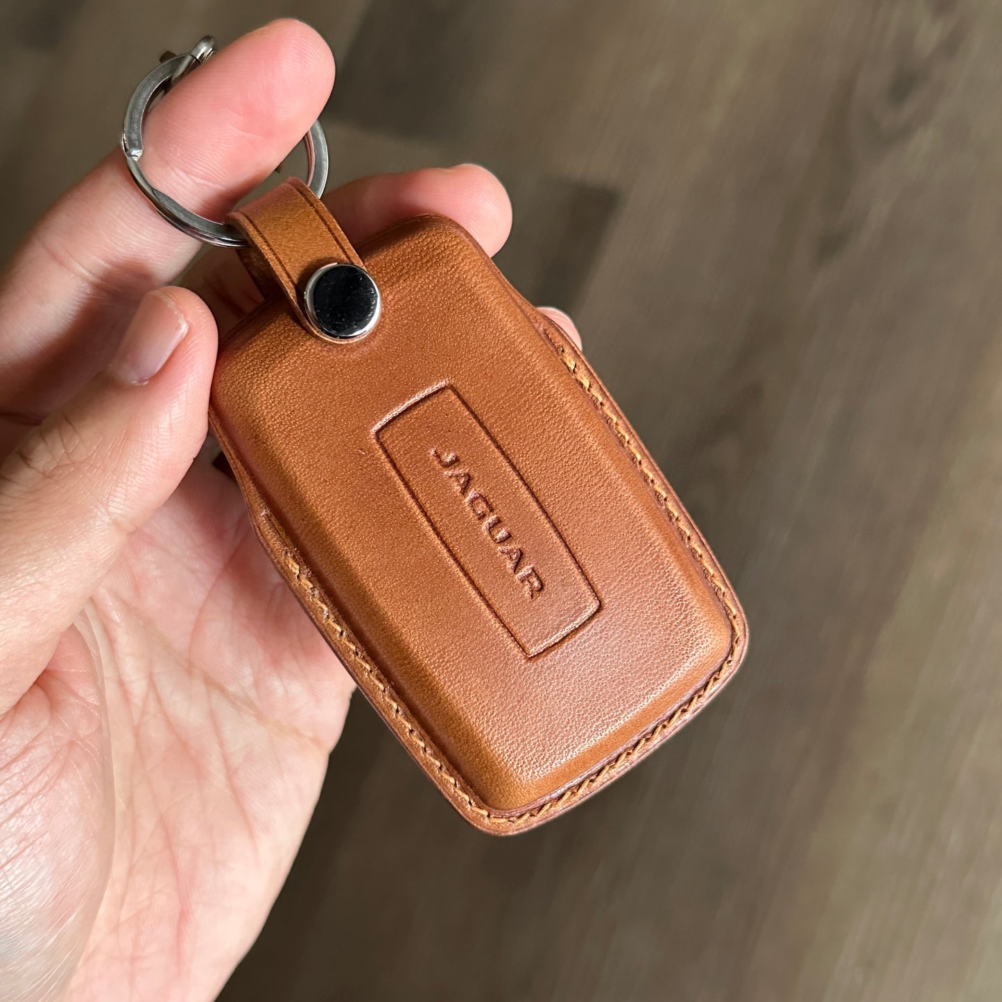 Jaguar key fob cover, Buttero Leather