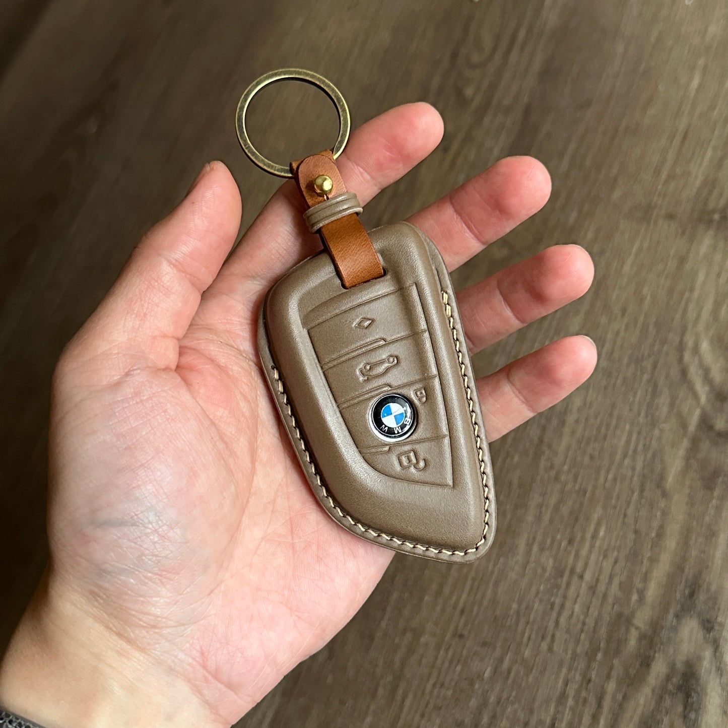 BMW key fob cover, buttero leather