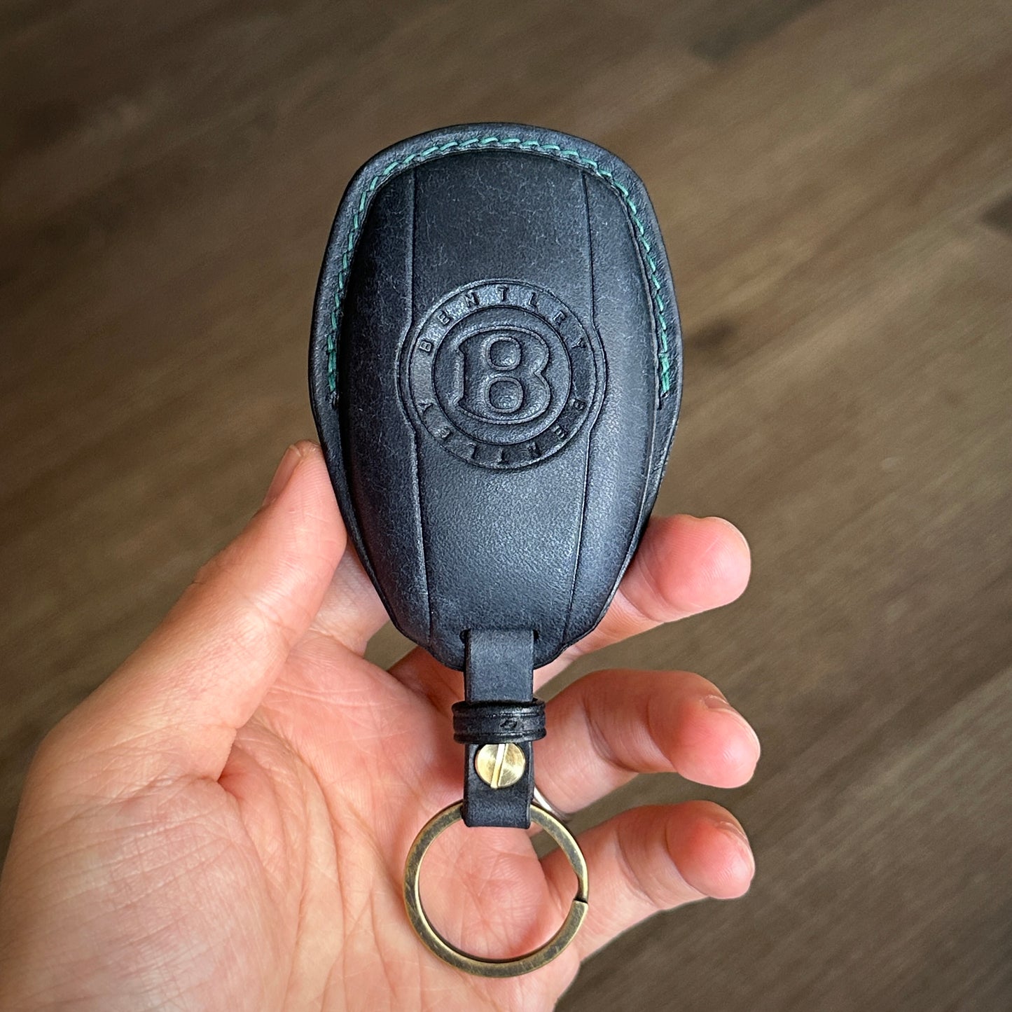 Bentley key fob cover, leather key case, key cover, Pueblo leather