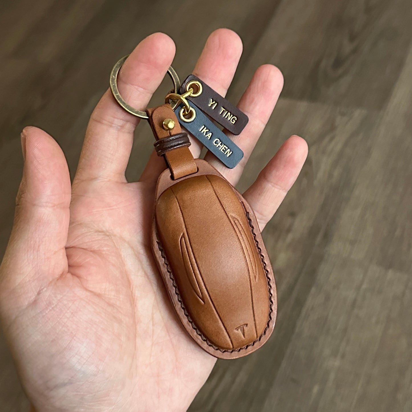 Tesla key fob cover, Buttero Leather