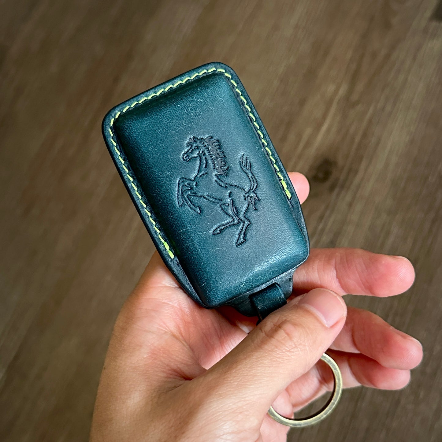 Ferrari key fob cover, key case, Buttero  Leather