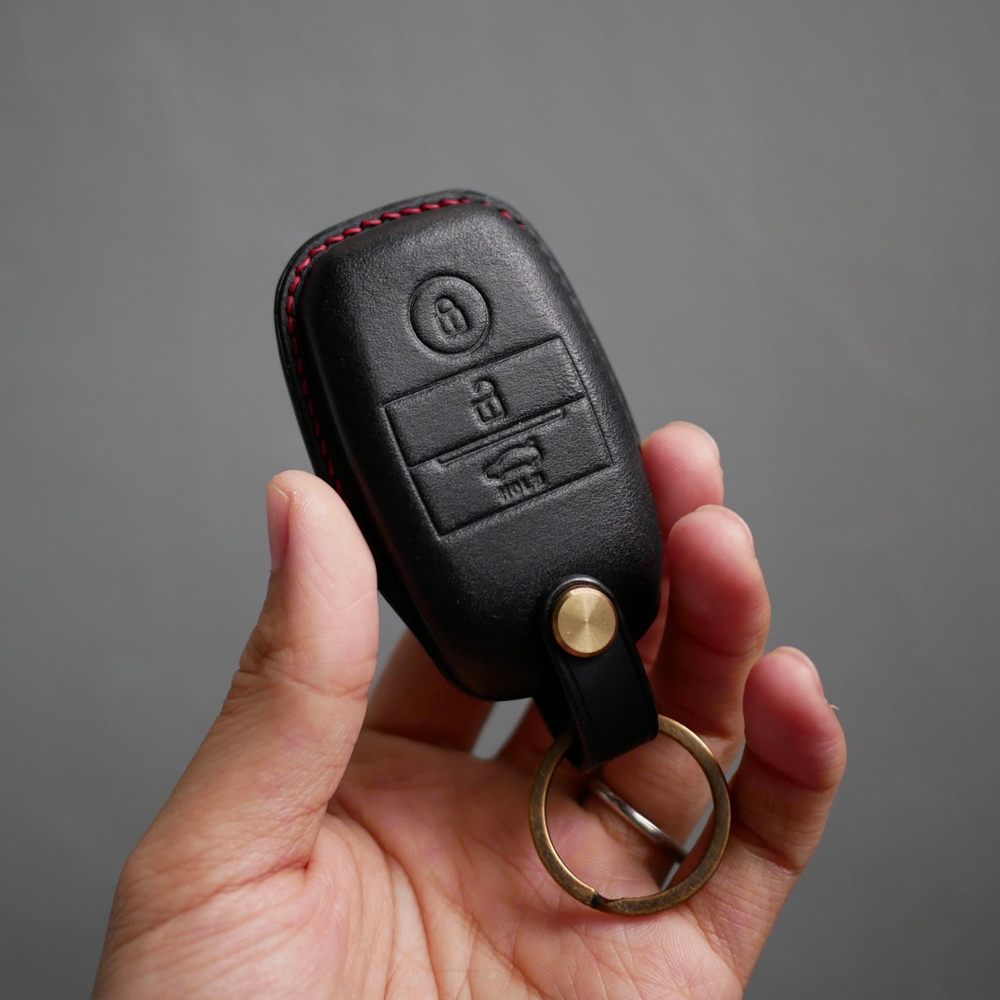 Kia key fob cover, Buttero Leather Car key case