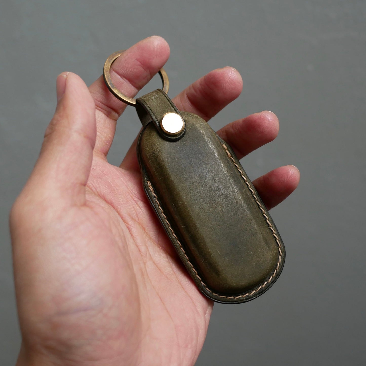 Mazda key fob cover, Pueblo leather