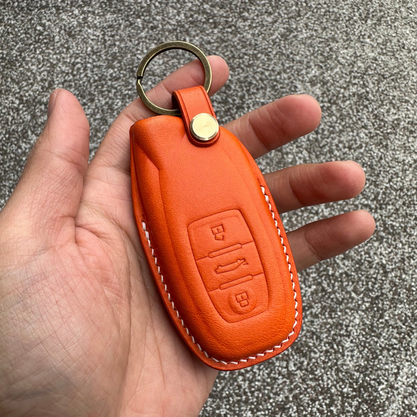 Lamborghini key fob cover, key case, Buttero Leather