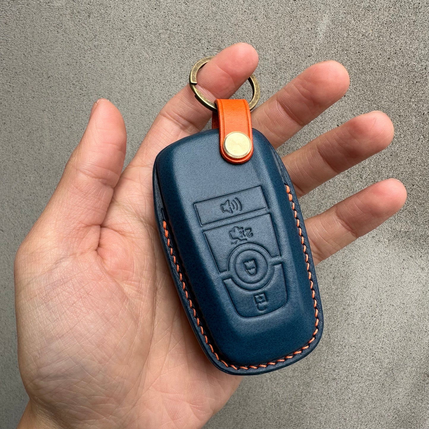 Ford Mustang key fob cover, Buttero Leather Car key Cover