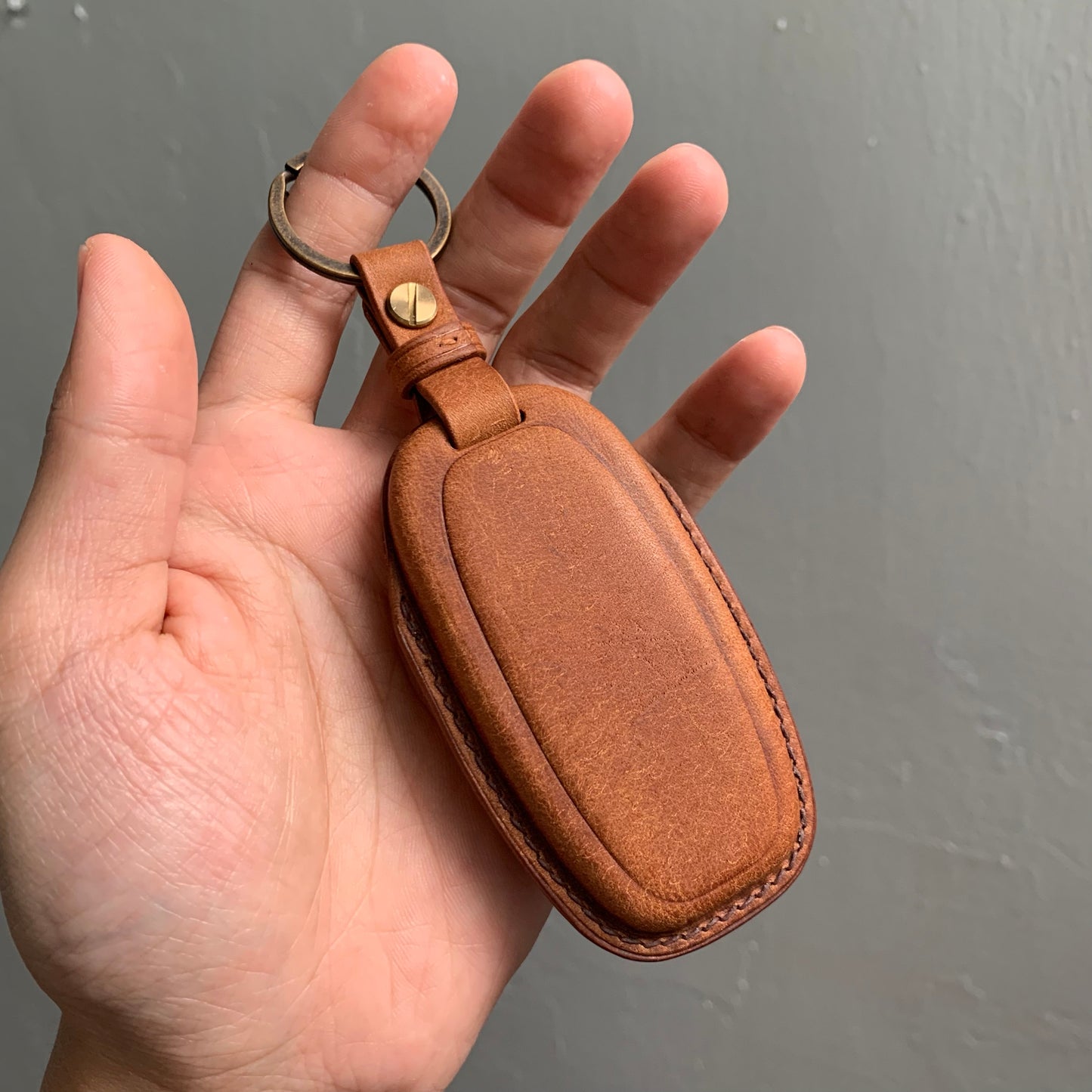 Audi key fob cover, Pueblo leather