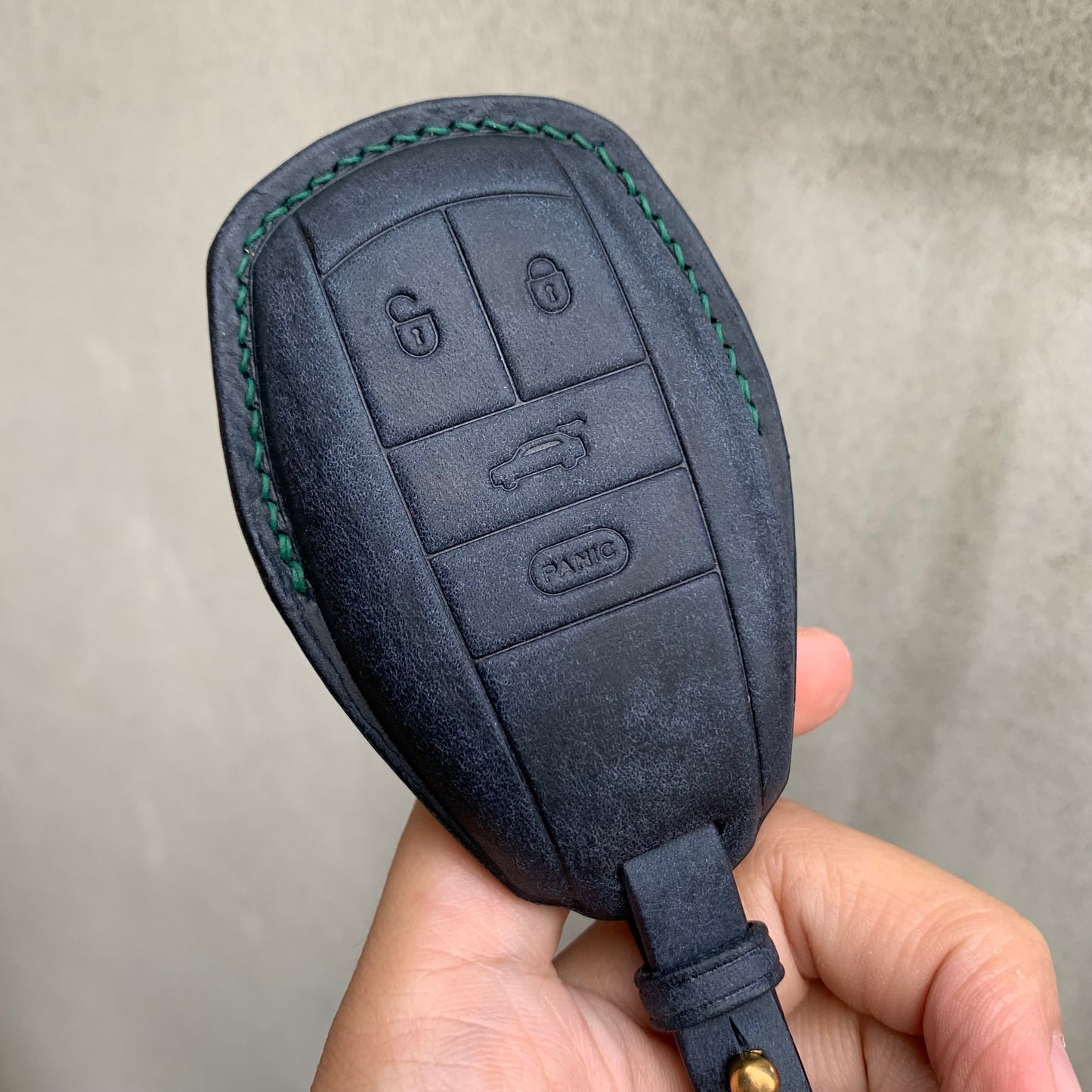 Bentley key fob cover, leather key case, key cover, Pueblo leather