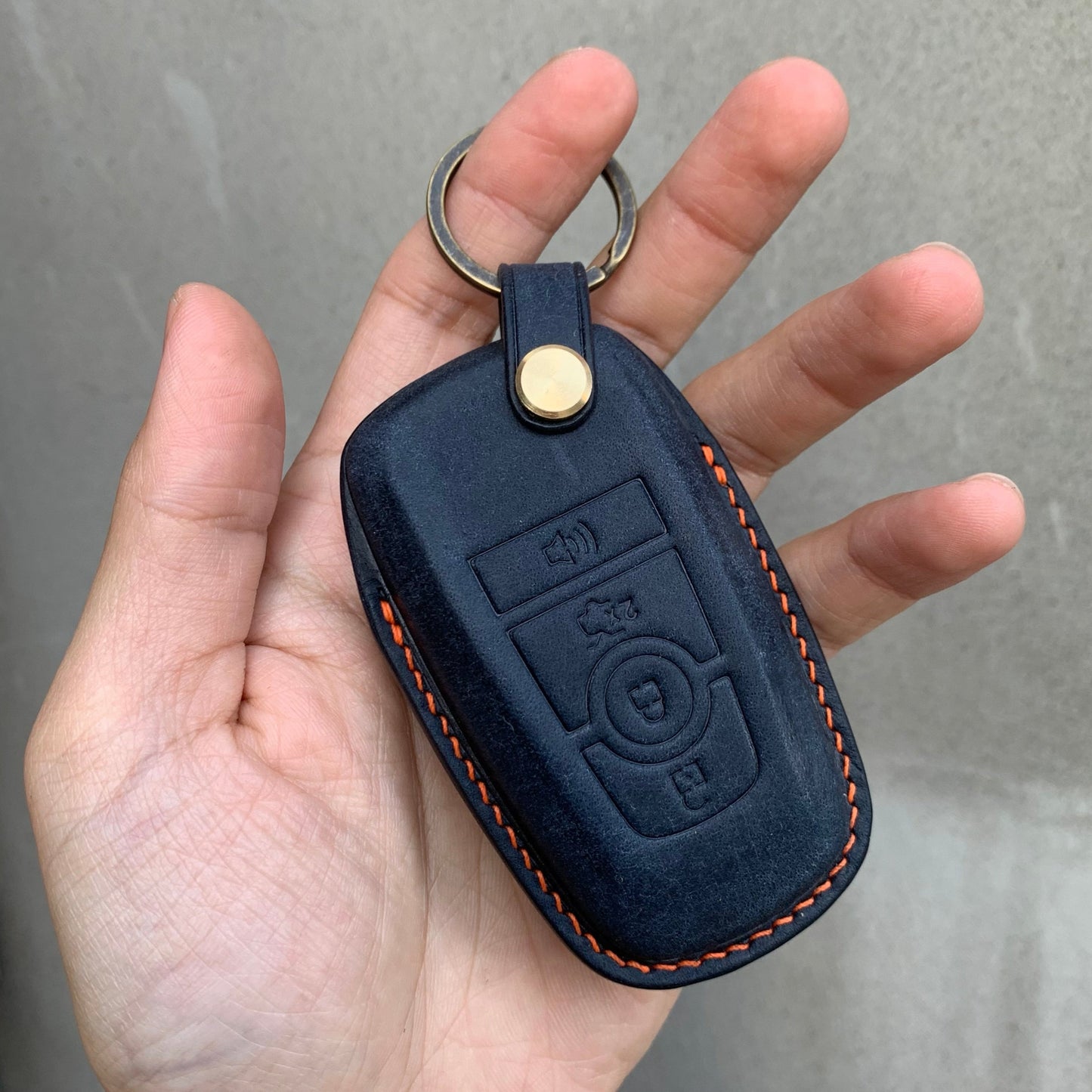 Ford key fob cover, Pueblo leather