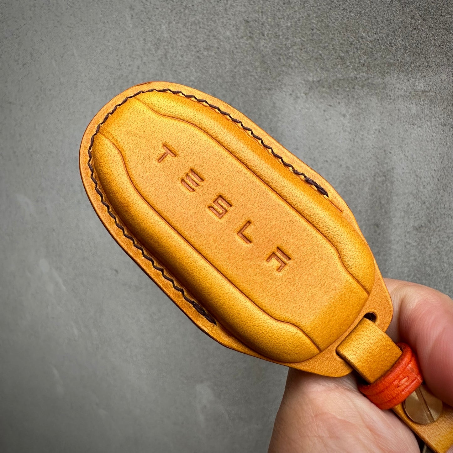 Tesla key fob cover, Buttero Leather