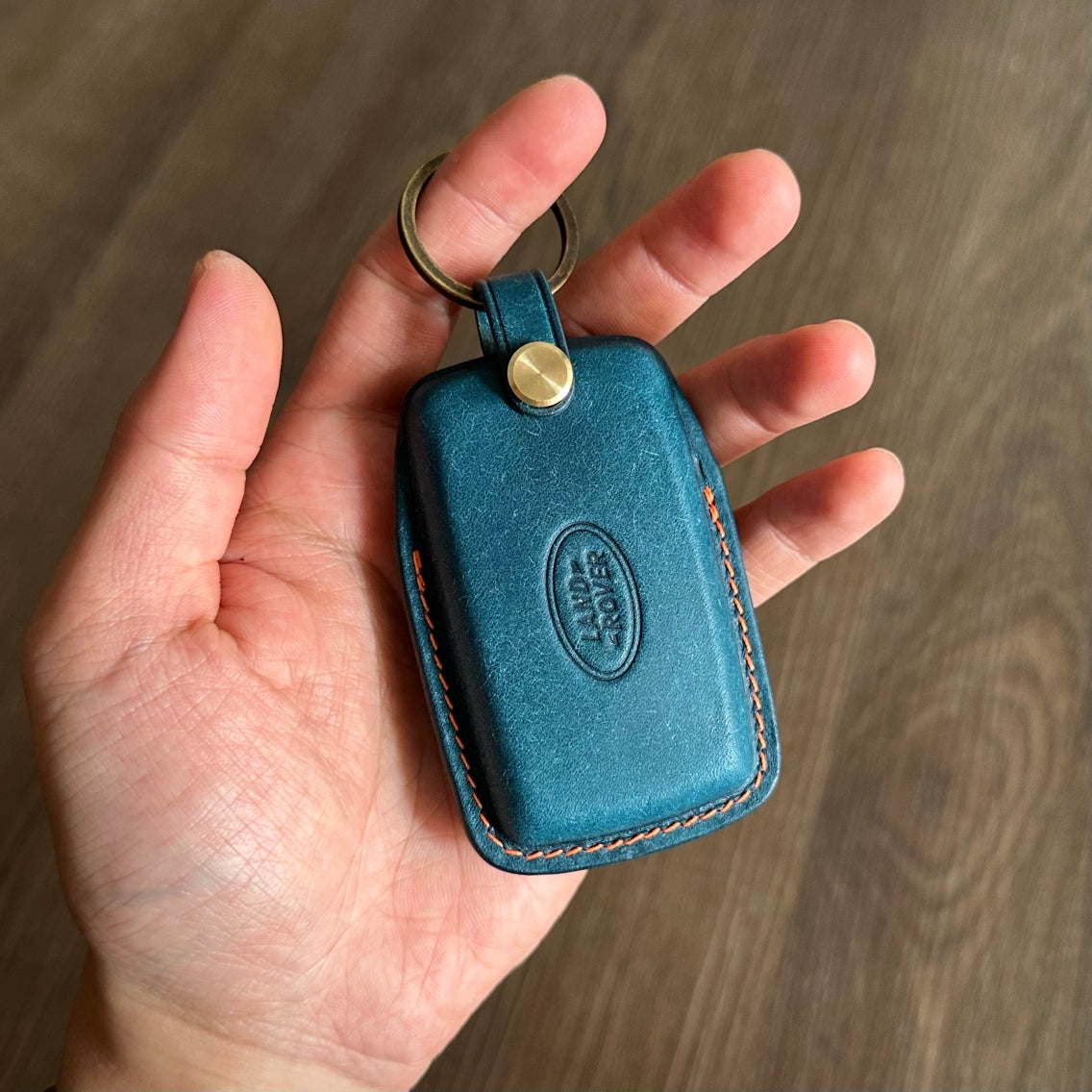 Land Rover key case, key fob cover, Pueblo leather
