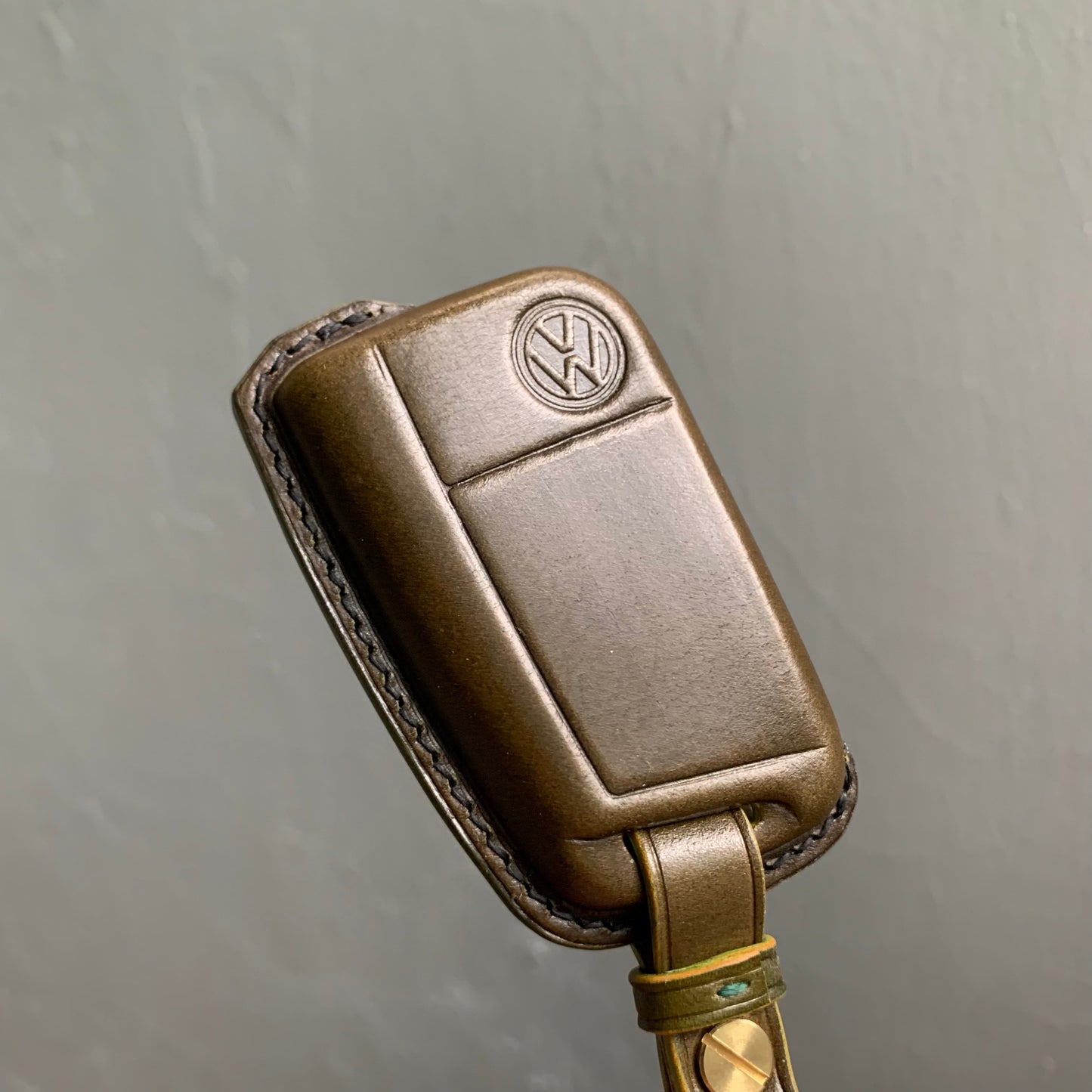 Volkswagen key fob cover, Shell Cordovan, key case