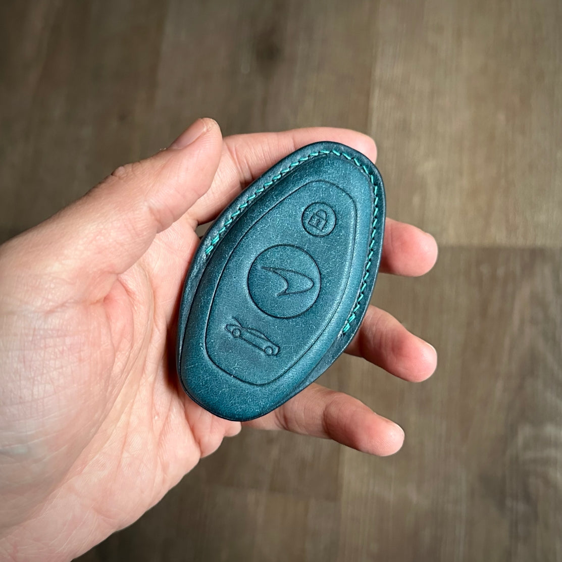 McLaren key case, key fob cover, Pueblo leather