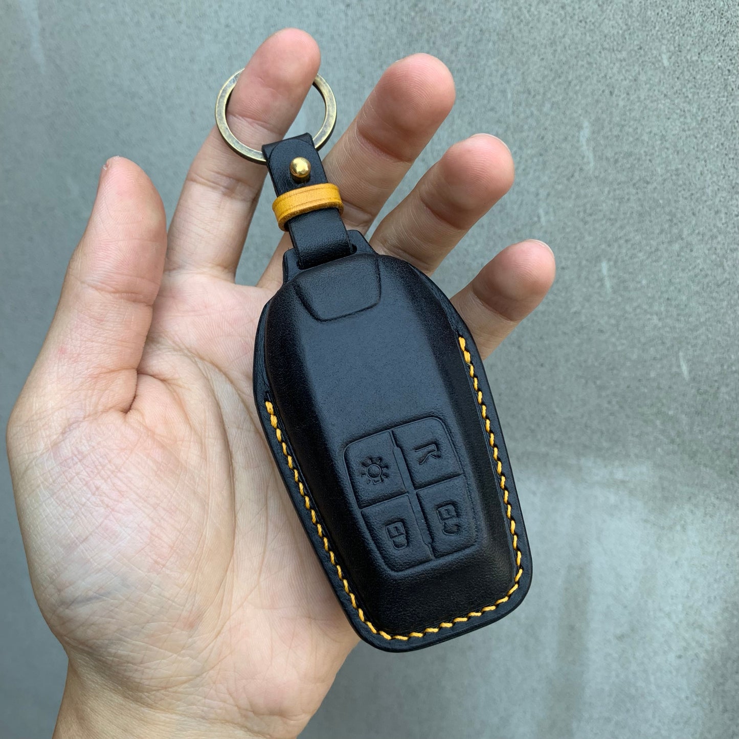 Ferrari key fob cover, key case, Buttero  Leather