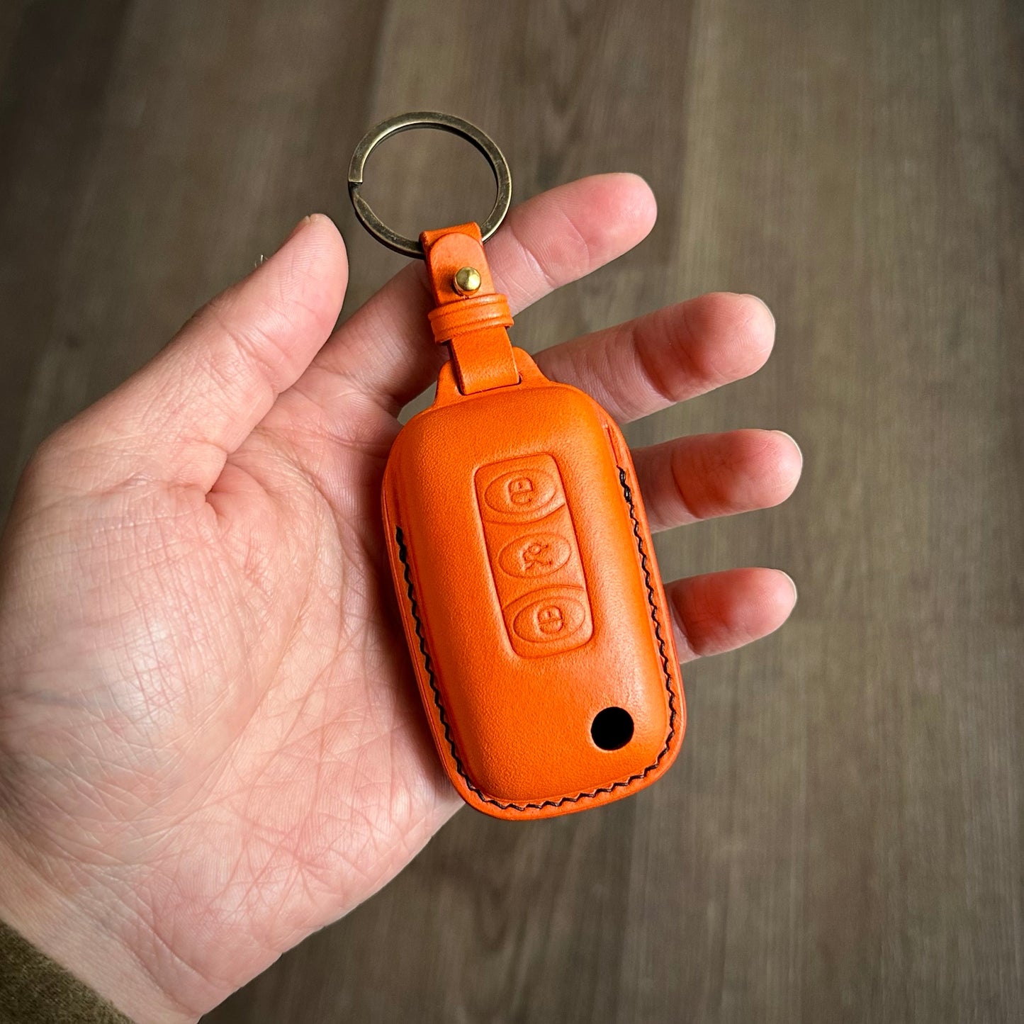 Bentley key fob cover, key case, Buttero Leather