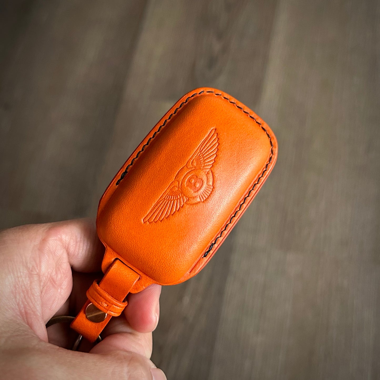 Bentley key fob cover, key case, Buttero Leather