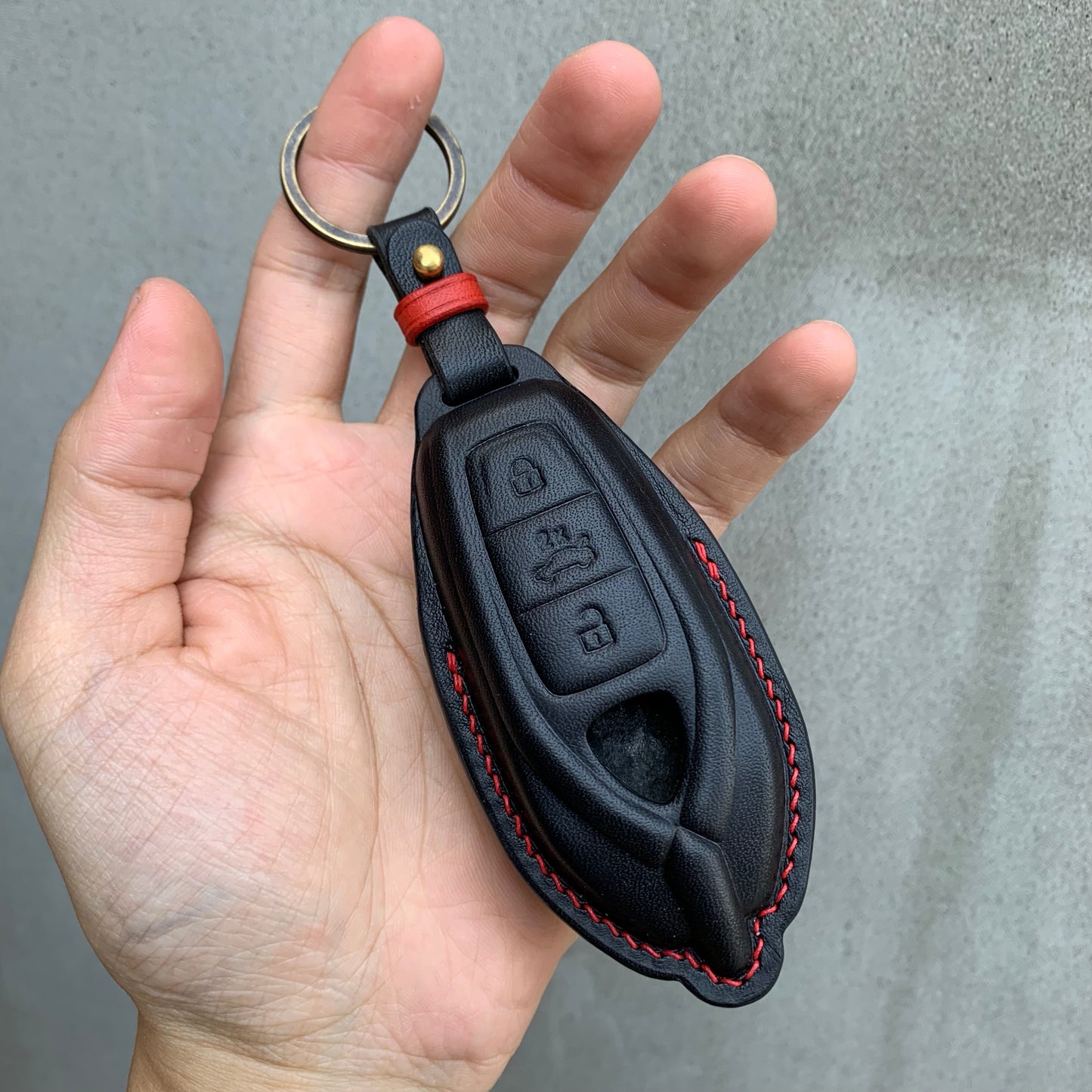 Lamborghini key fob cove, key cover, key case, Buttero Leather