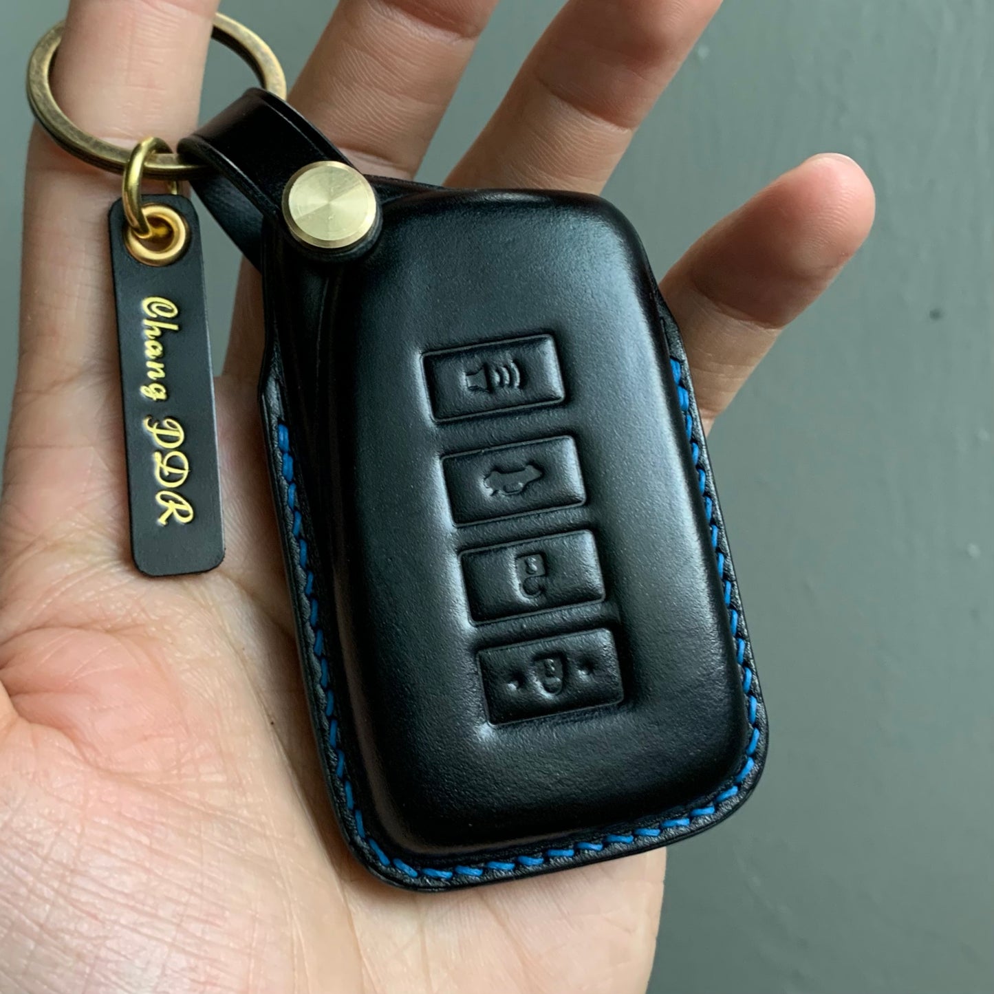 Lexus key fob cover, Shell Cordovan