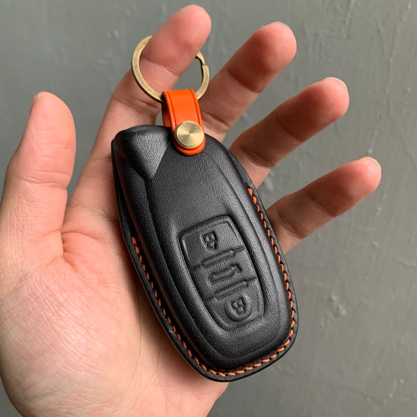 Lamborghini key fob cover, key case, Buttero Leather