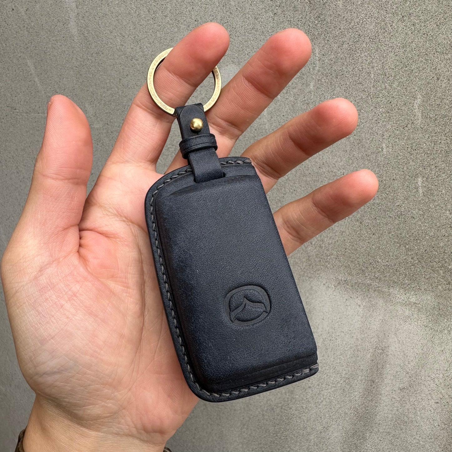 Mazda key fob cover, Pueblo leather