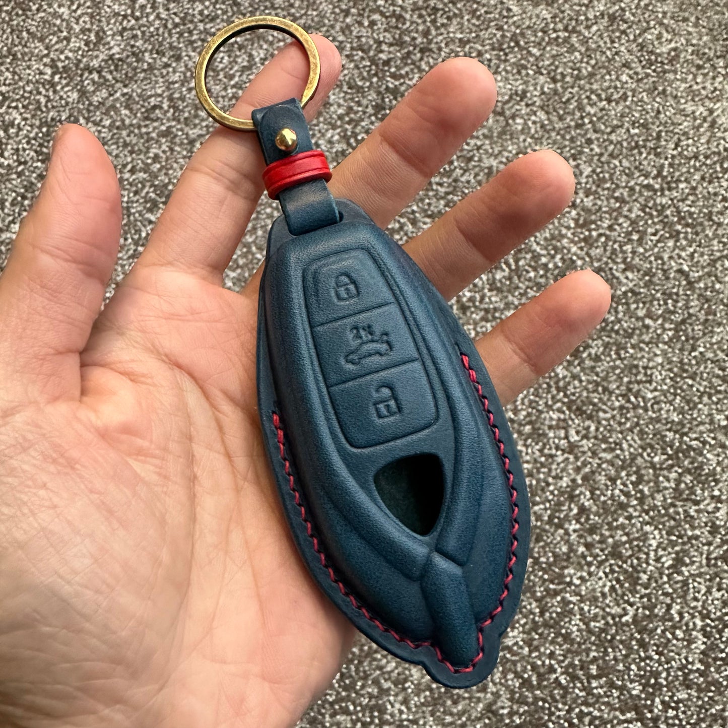 Lamborghini key fob cove, key cover, key case, Buttero Leather