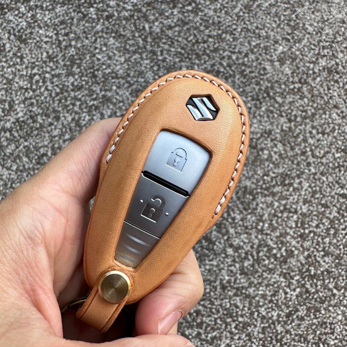 Suzuki key fob cover, Buttero Leather key case