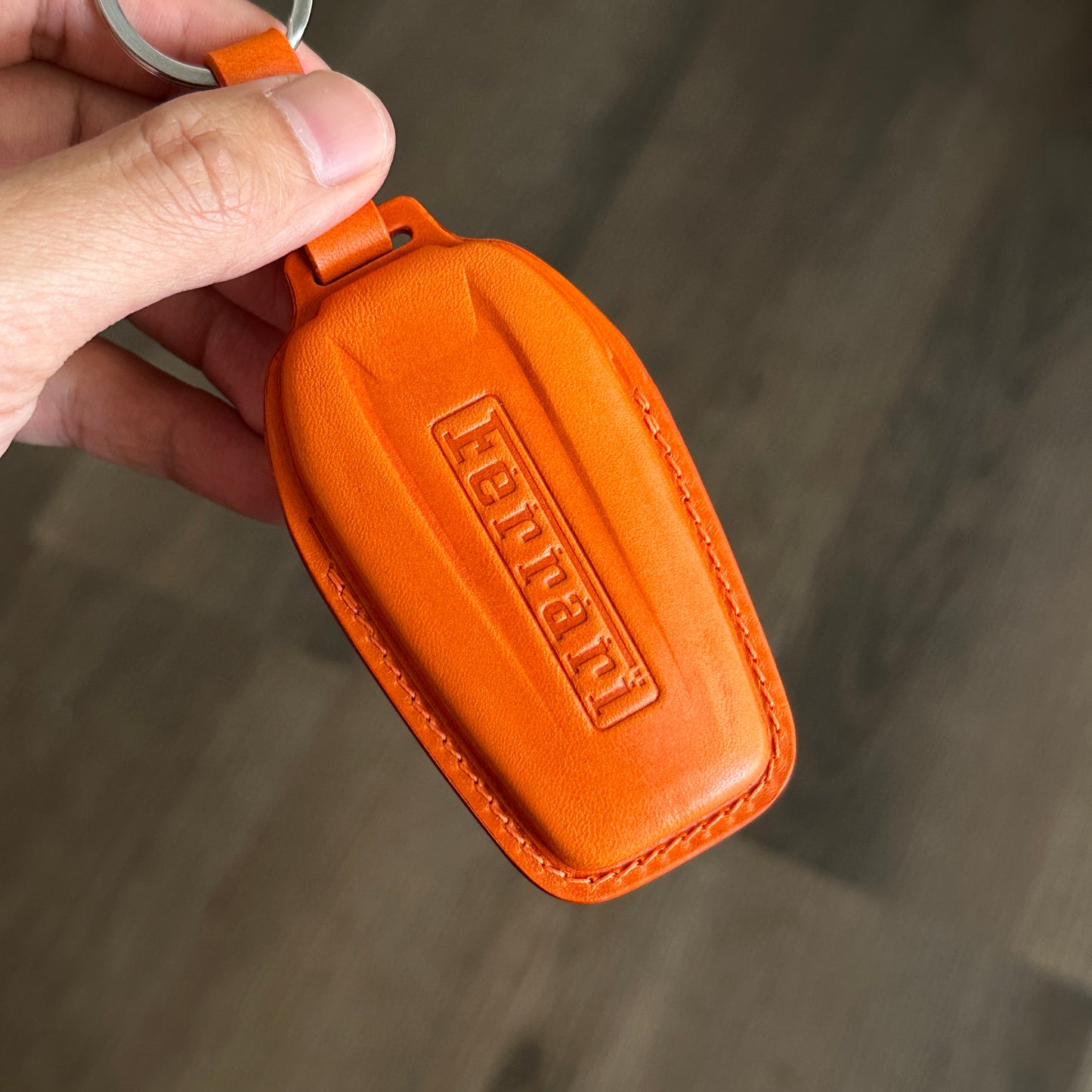 Ferrari key fob cover, key case, Buttero  Leather