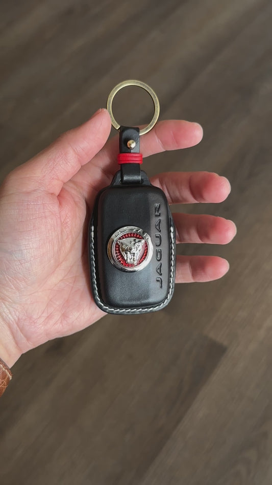 Jaguar key fob cover, Buttero Leather