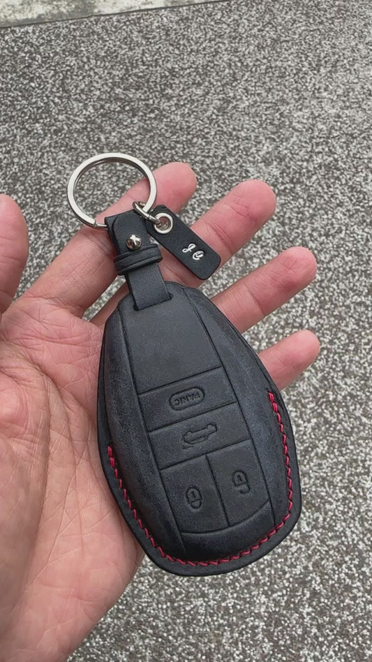 Bentley key fob cover, leather key case, key cover, Pueblo leather