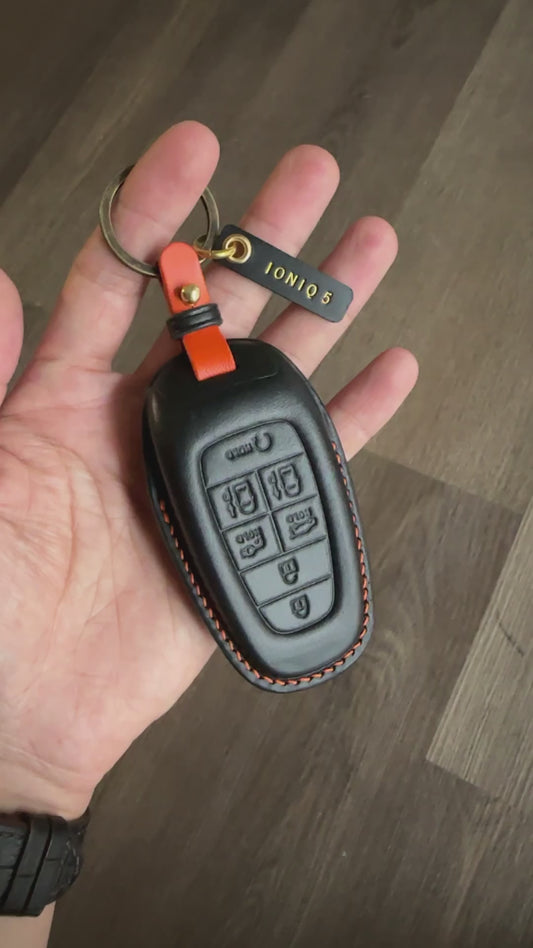 Hyundai key fob cover, Buttero Leather key Cover