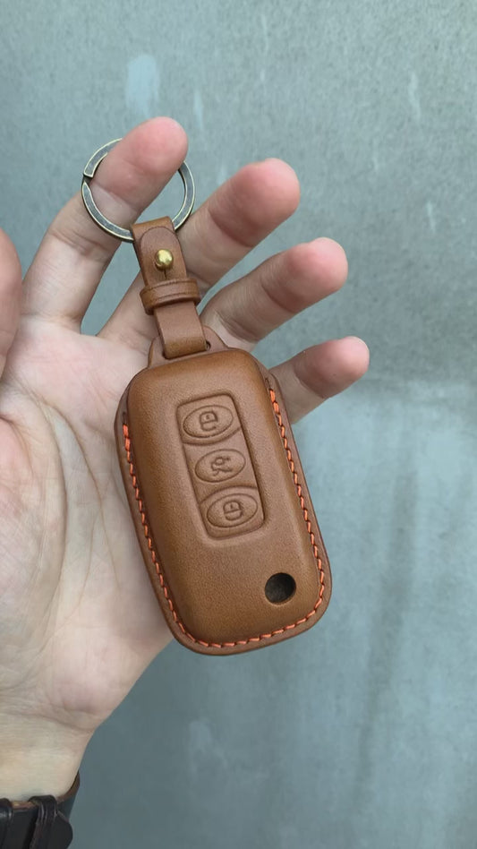 Bentley key fob cover, key case, Buttero Leather