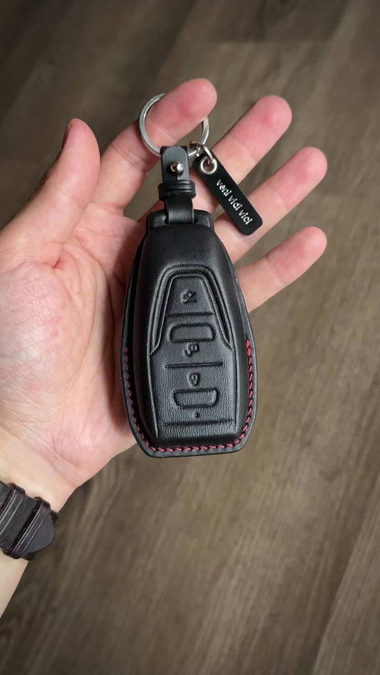 Aston Martin key fob cover, key case, Buttero Leather