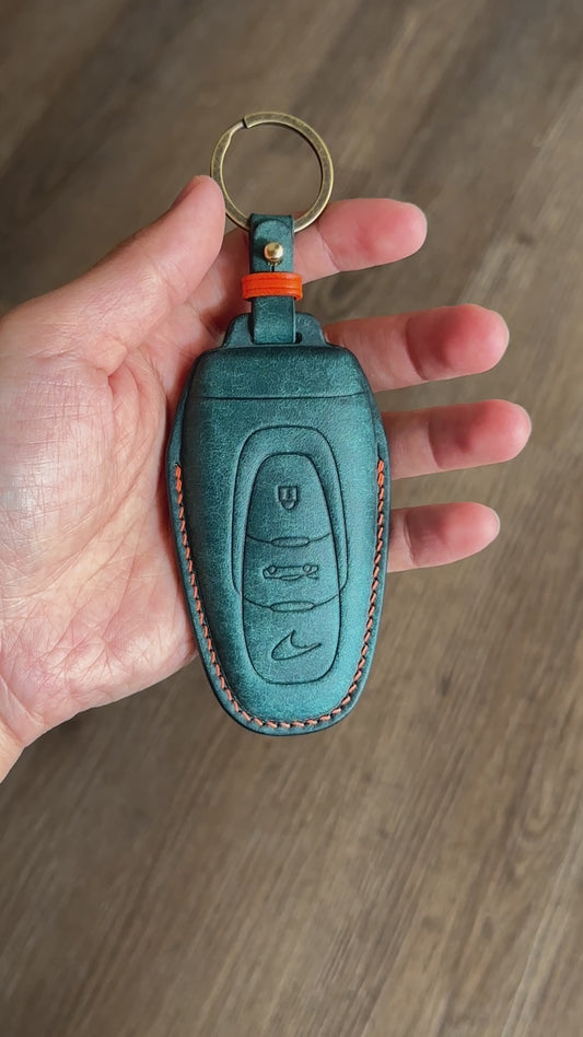 McLaren key case, key fob cover, Pueblo leather