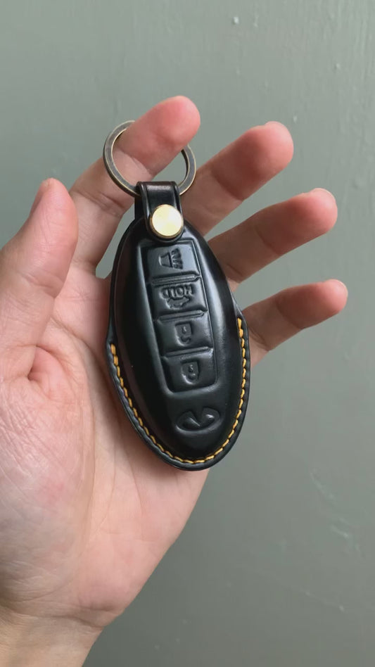 Infiniti key fob cover, Shell Cordovan key case