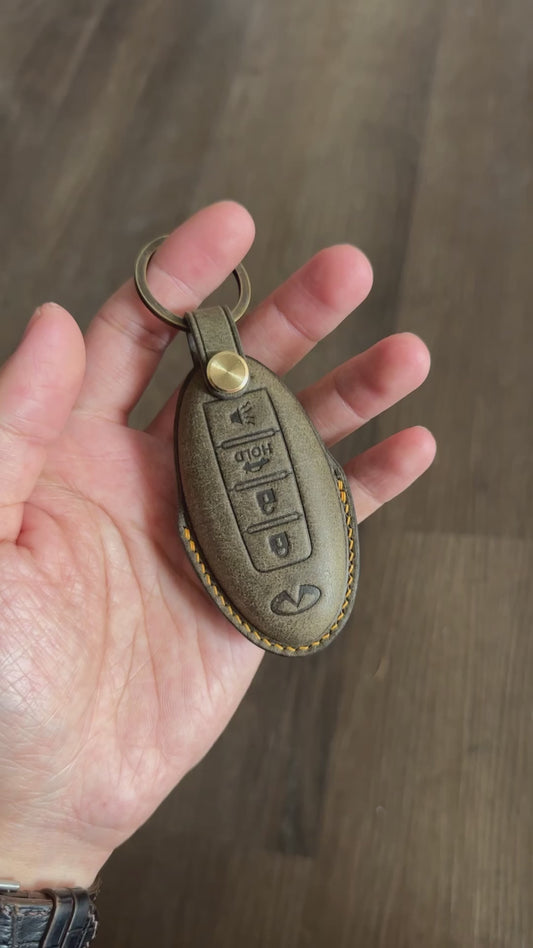 Infiniti key case, Pueblo leather